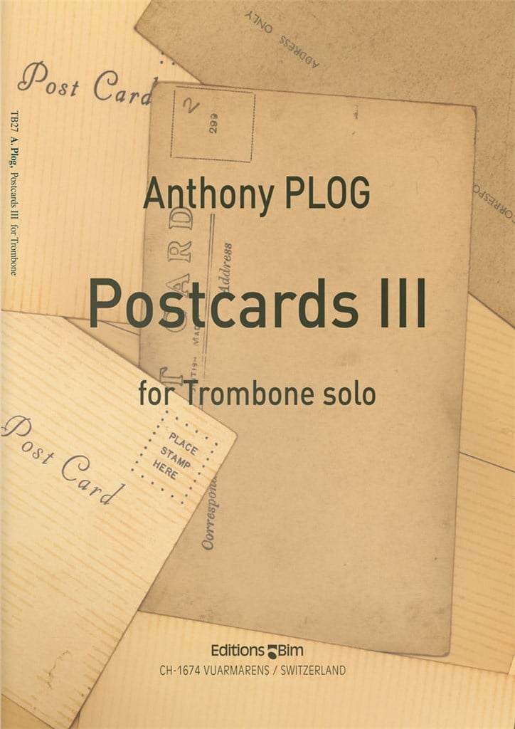 Postcards III For Trombone